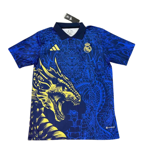 REAL MADRID MAILLOT ÉDITION SPÉCIALE DRAGON BLEU 2023/2024